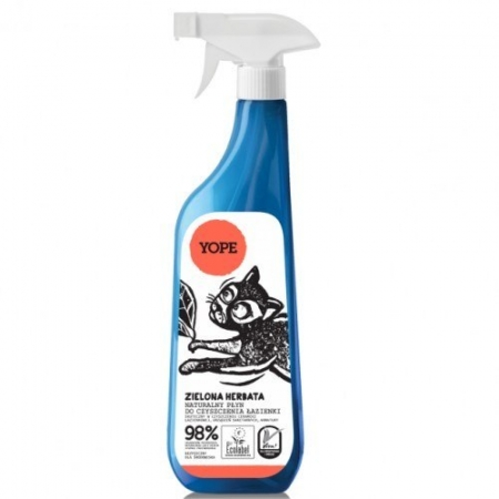 YOPE Płyn Do Czyszczenia Łazienek Zapach Zielona Herbata 750 ml